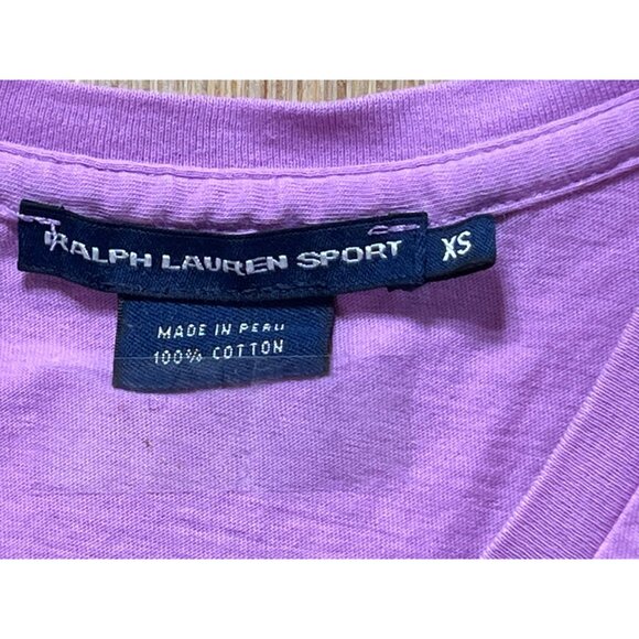 Ralph Lauren Sport - Women's Short Sleeve T-Shirt - Pink - Extra Small - Picture 8 of 12